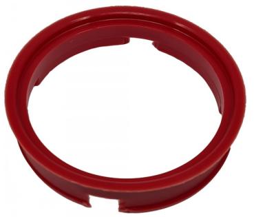 1 Stück Zentrierring - Außendurchmesser: 72,6 mm - Innendurchmesser: 64,1 mm - Tesla 3 - Farbe: Dunkelrot